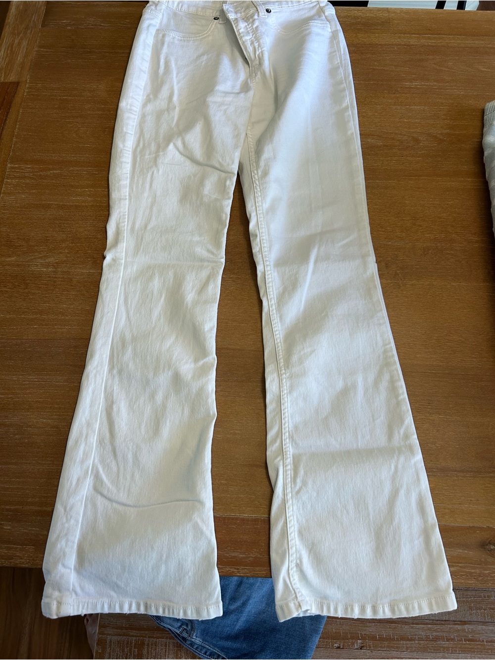aerie White Flare Jeans - Wide Leg Denim